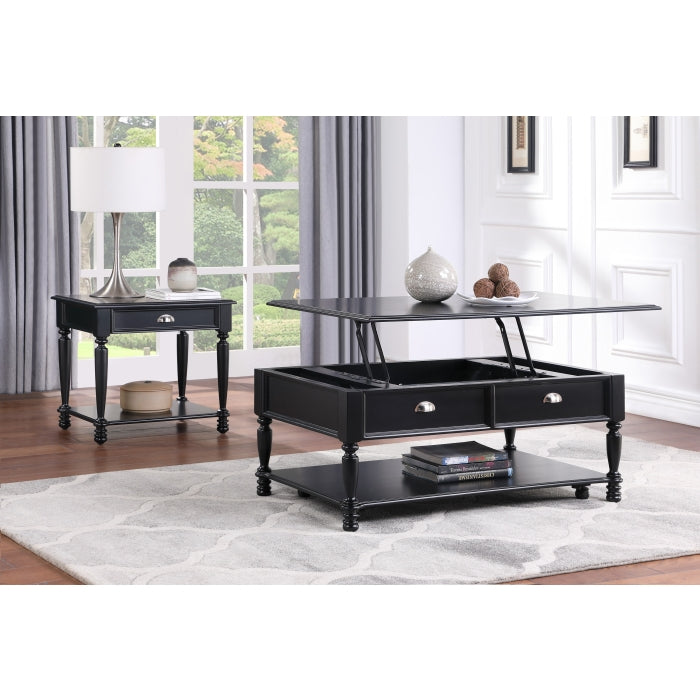 Sanders End Table BLACK