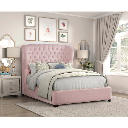 Cameo Queen Platform Bed PINK