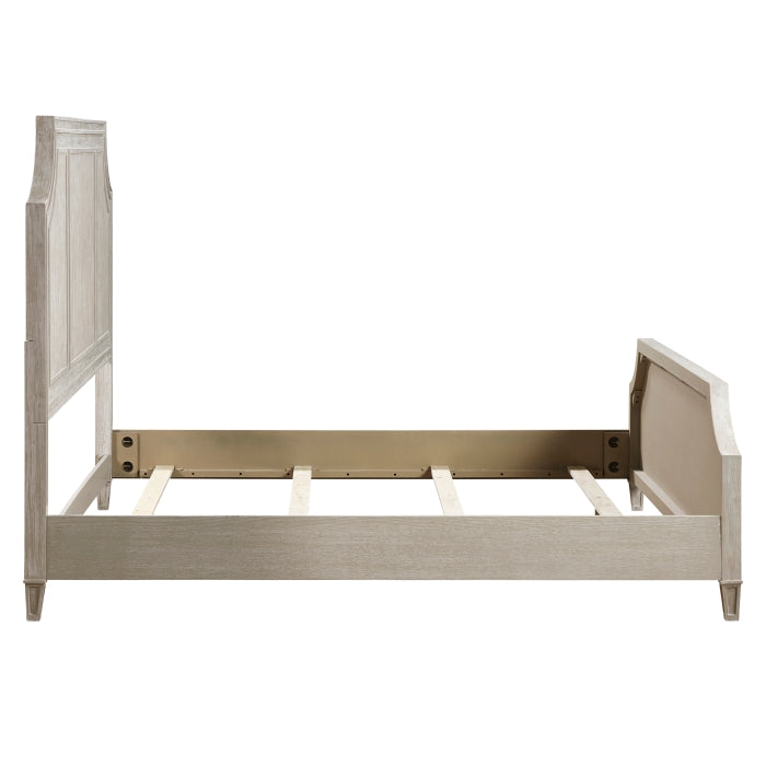 Leander Queen Bed LITE BROWN