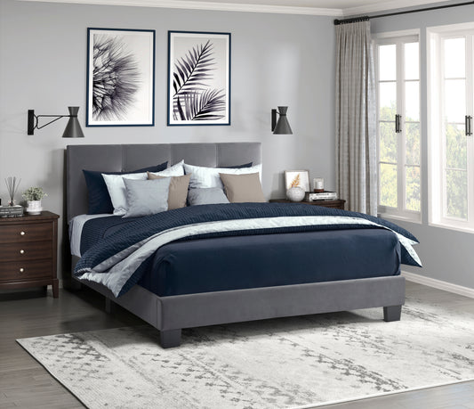 Newberry Full Platform Bed GREY