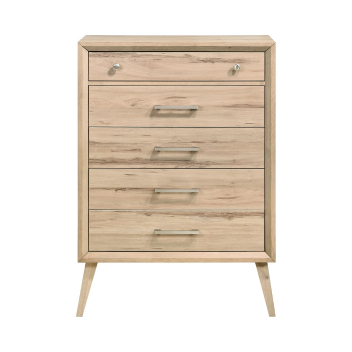 Marrin 5 Drawer Chest NATURAL