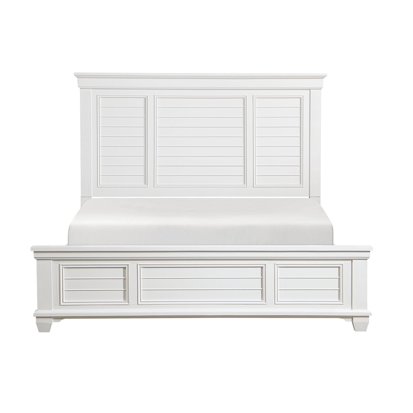 Mackinac Queen Bed WHITE