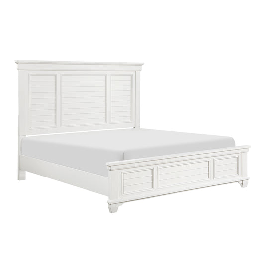 Mackinac Queen Bed WHITE