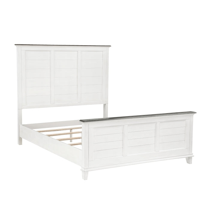Chesterton Queen Bed ANTIQUE WHITE