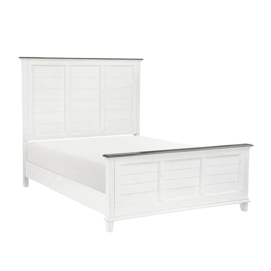 Chesterton Queen Bed ANTIQUE WHITE