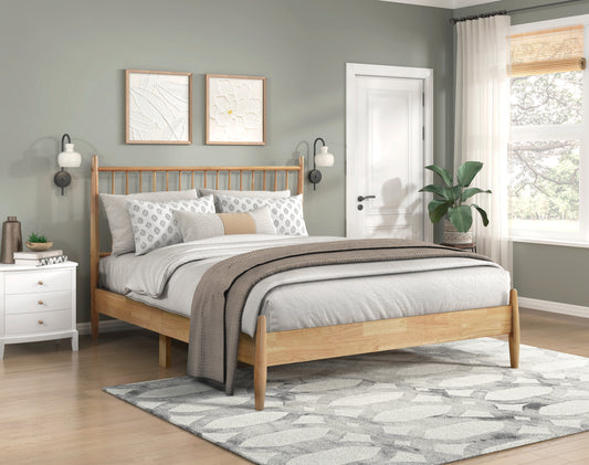 Brickell Queen Platform Bed NATURAL