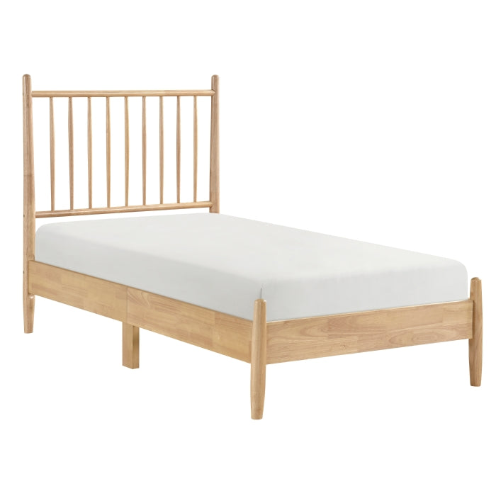 Brickell Twin Platform Bed NATURAL