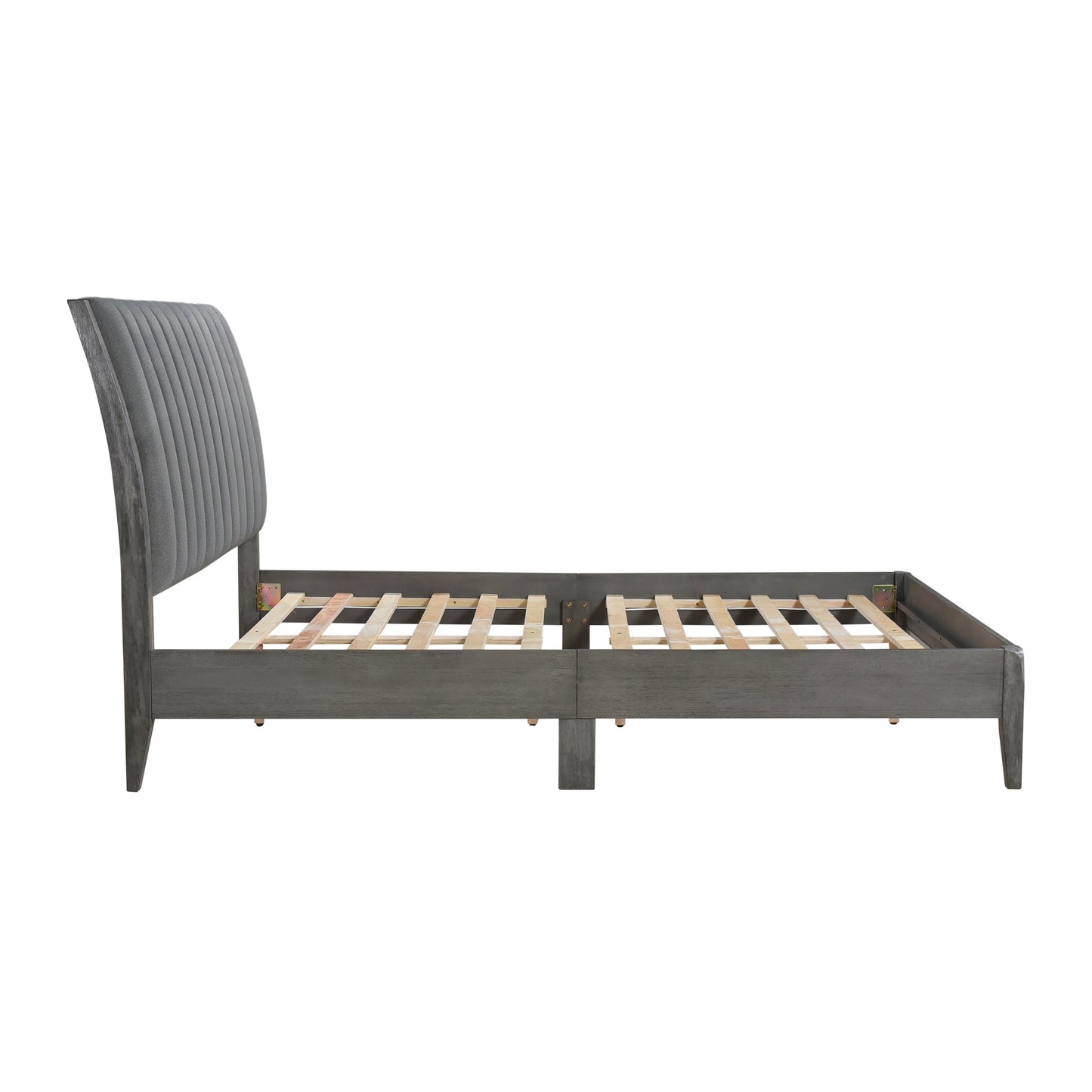 Dade Queen Platform Bed GREY