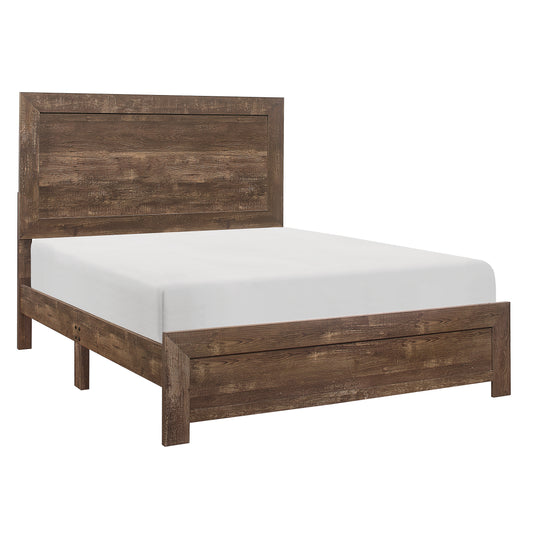 Corbin Queen Bed RUSTIC BROWN