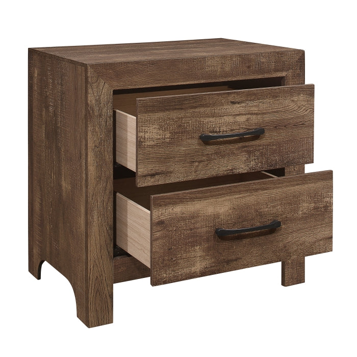 Corbin Night Stand RUSTIC BROWN