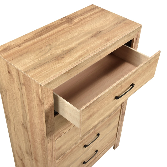 Corbin 5 Drawer Chest NATURAL
