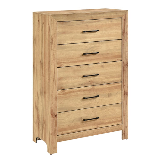 Corbin 5 Drawer Chest NATURAL