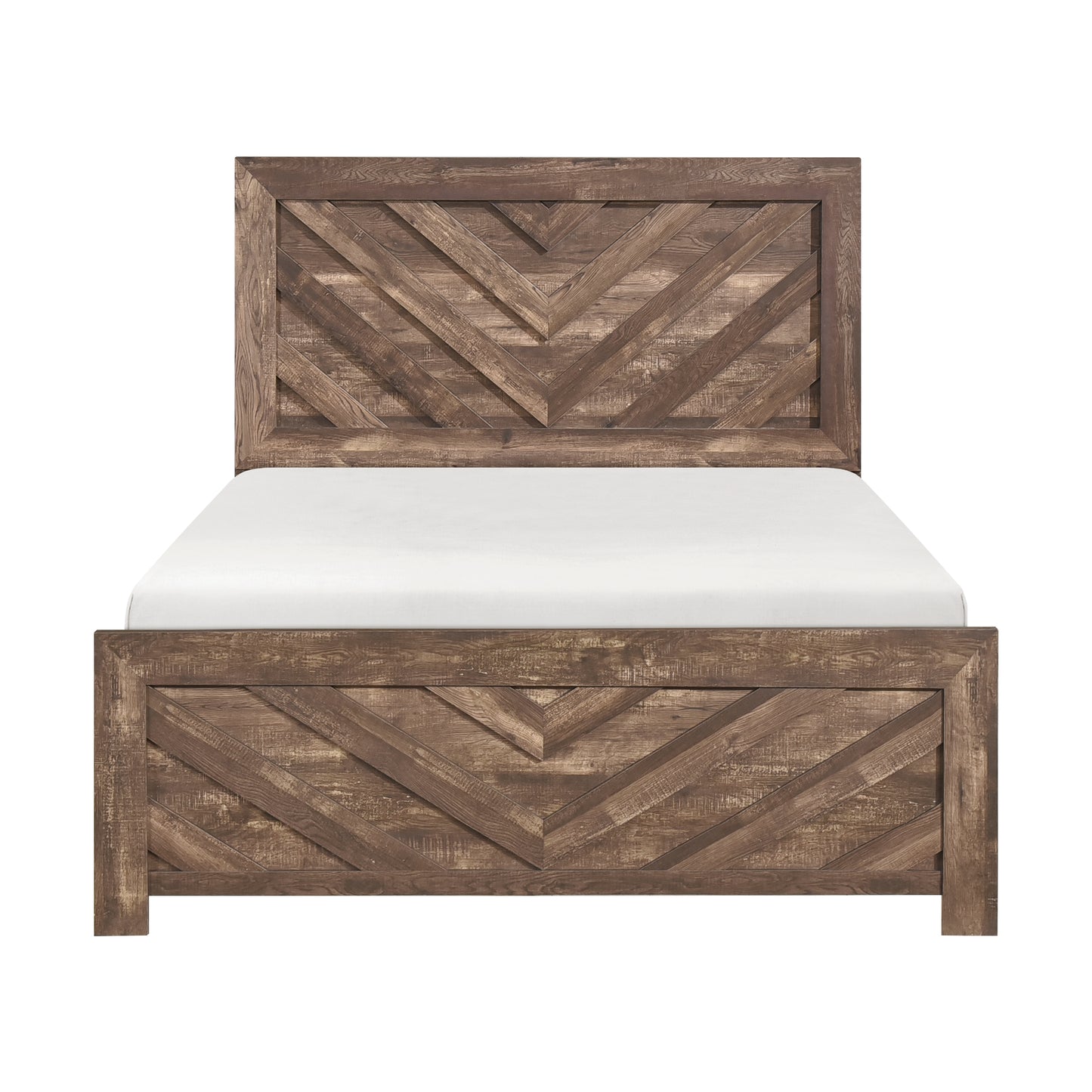 Corbin V2 Queen Bed RUSTIC BROWN