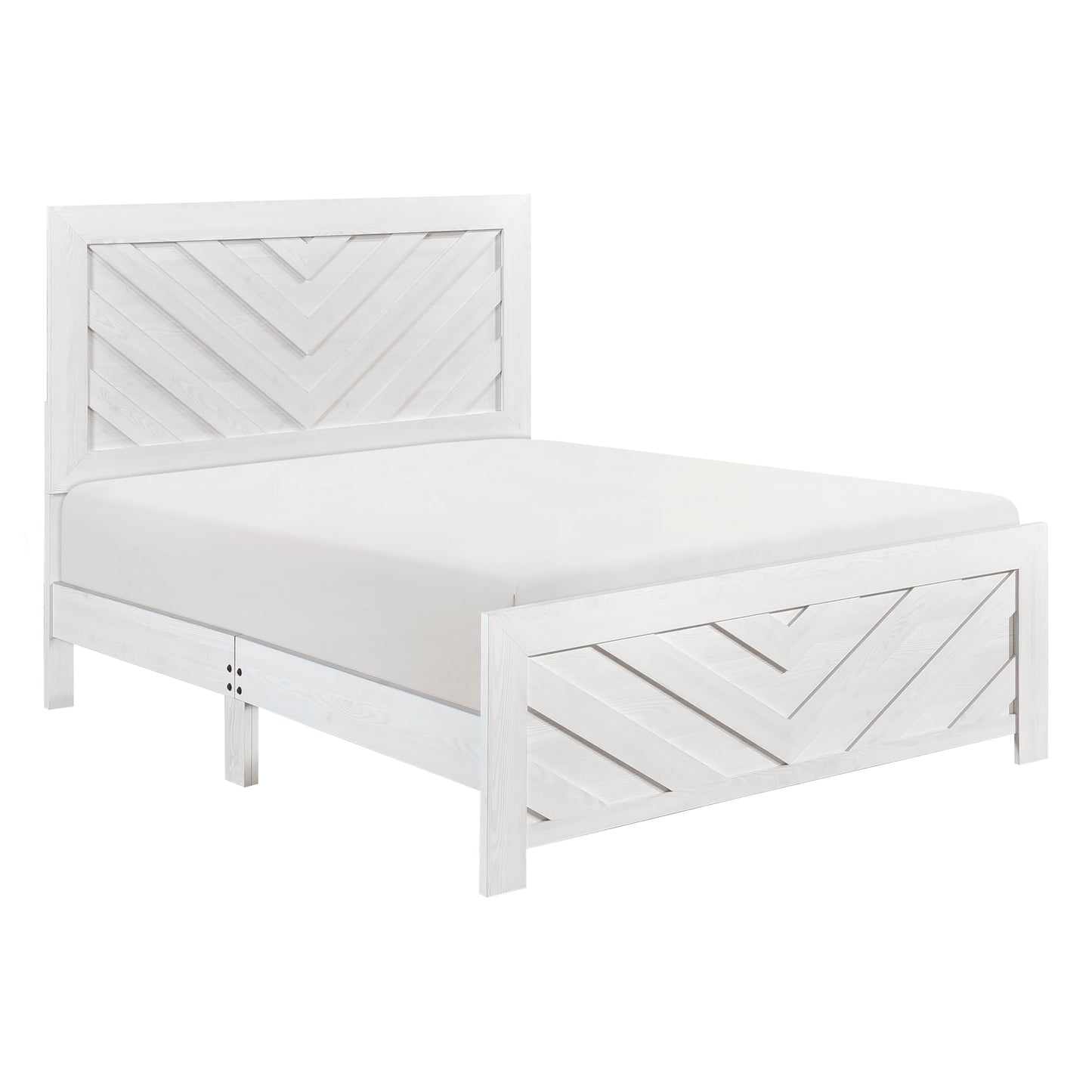 Corbin V2 Queen Bed WHITE