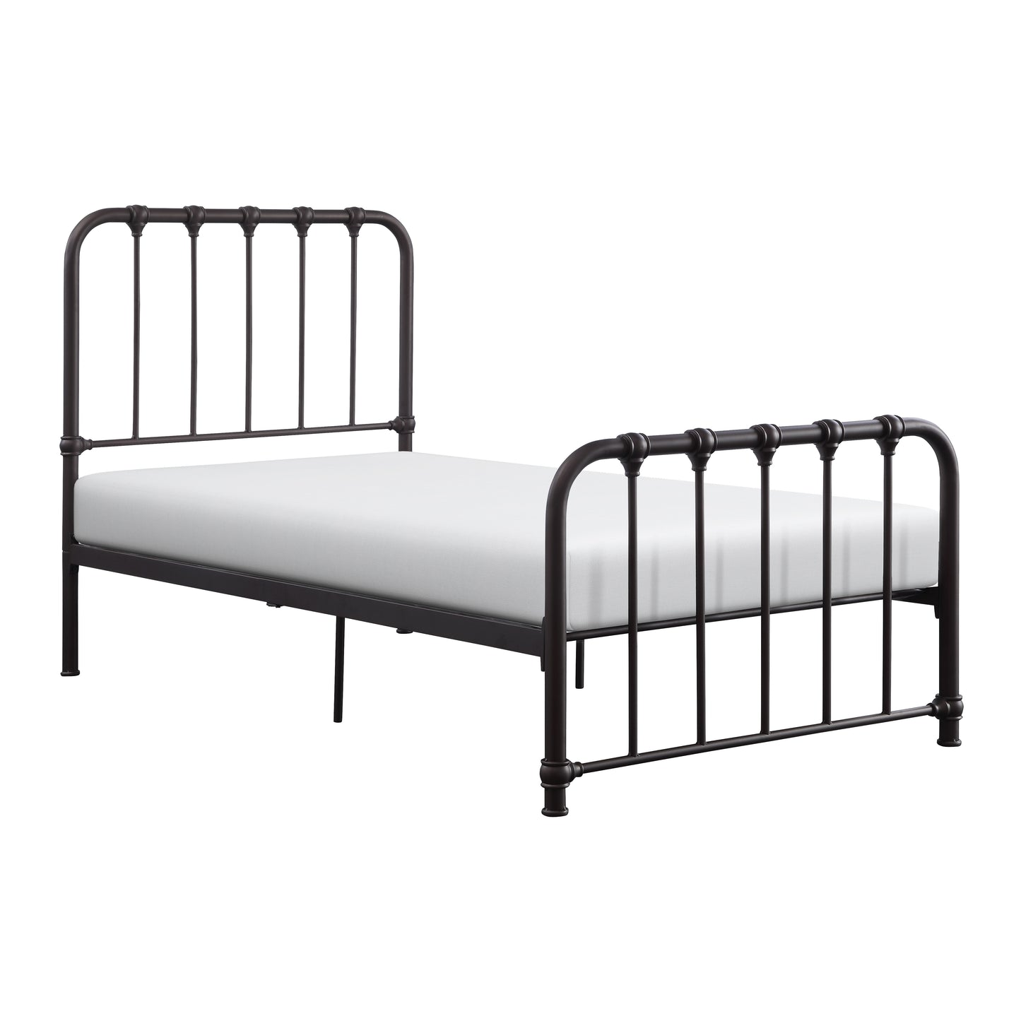 Bethany Twin Platform Bed DARK BRONZE