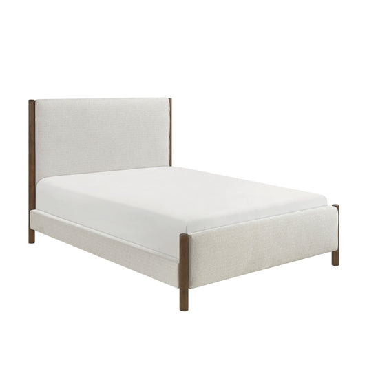 Julian Queen Platform Bed BEIGE
