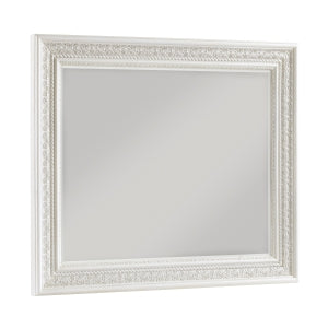 Theodora Dresser Mirror PEARL WHITE