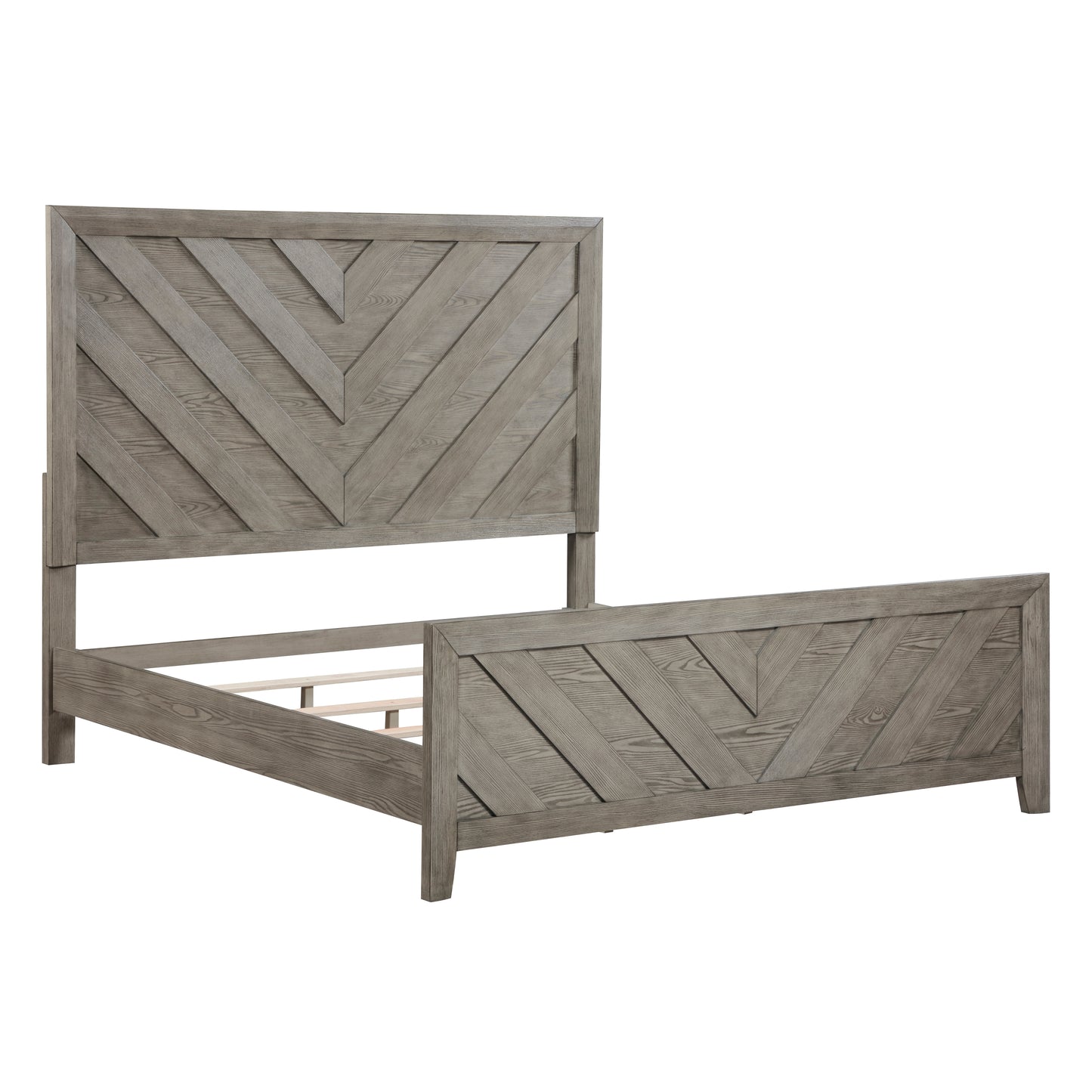 Silas Queen Bed GREY