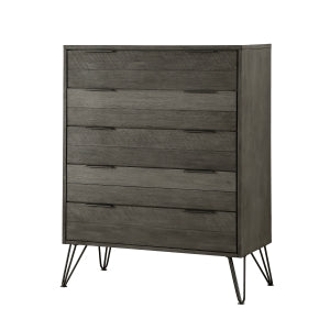 Urbanite 5 Drawer Chest 3 TONE GREY