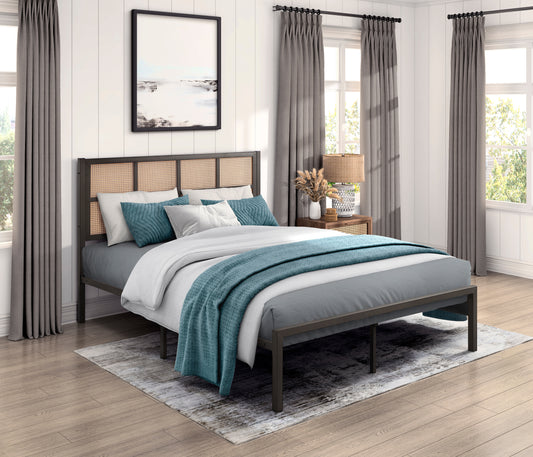 Sanibel Queen Platform Bed DARK BRONZE