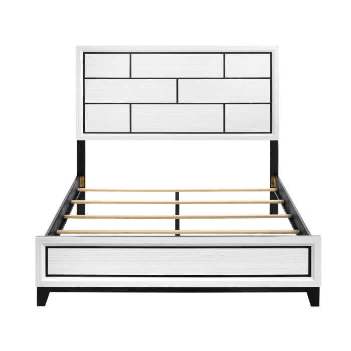 Davi Queen Bed WHITE