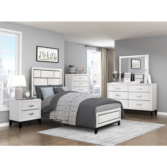 Davi Twin Bed WHITE