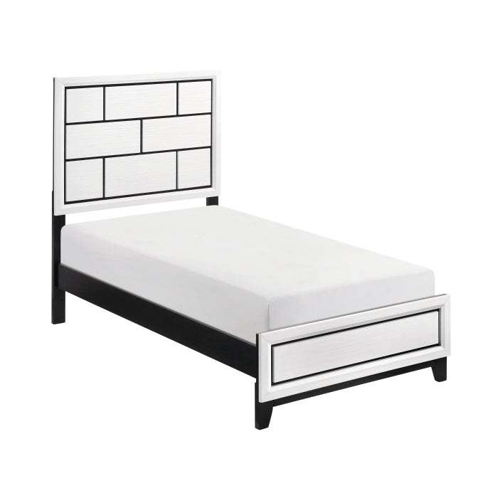 Davi Twin Bed WHITE