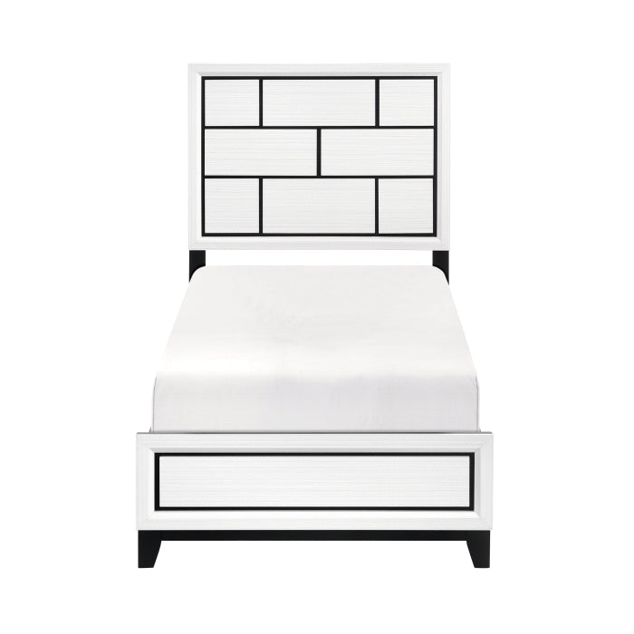 Davi Twin Bed WHITE