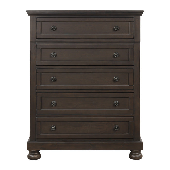 Begonia 5 Drawer Chest GREYISH BROWN