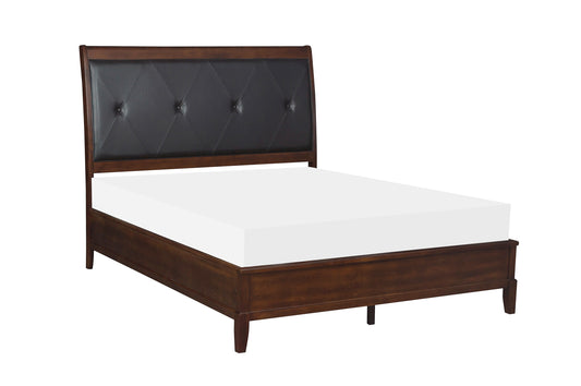 Cotterill Queen Bed DARK CHERRY