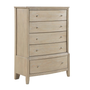 Cotterill 5 Drawer Chest BEIGE