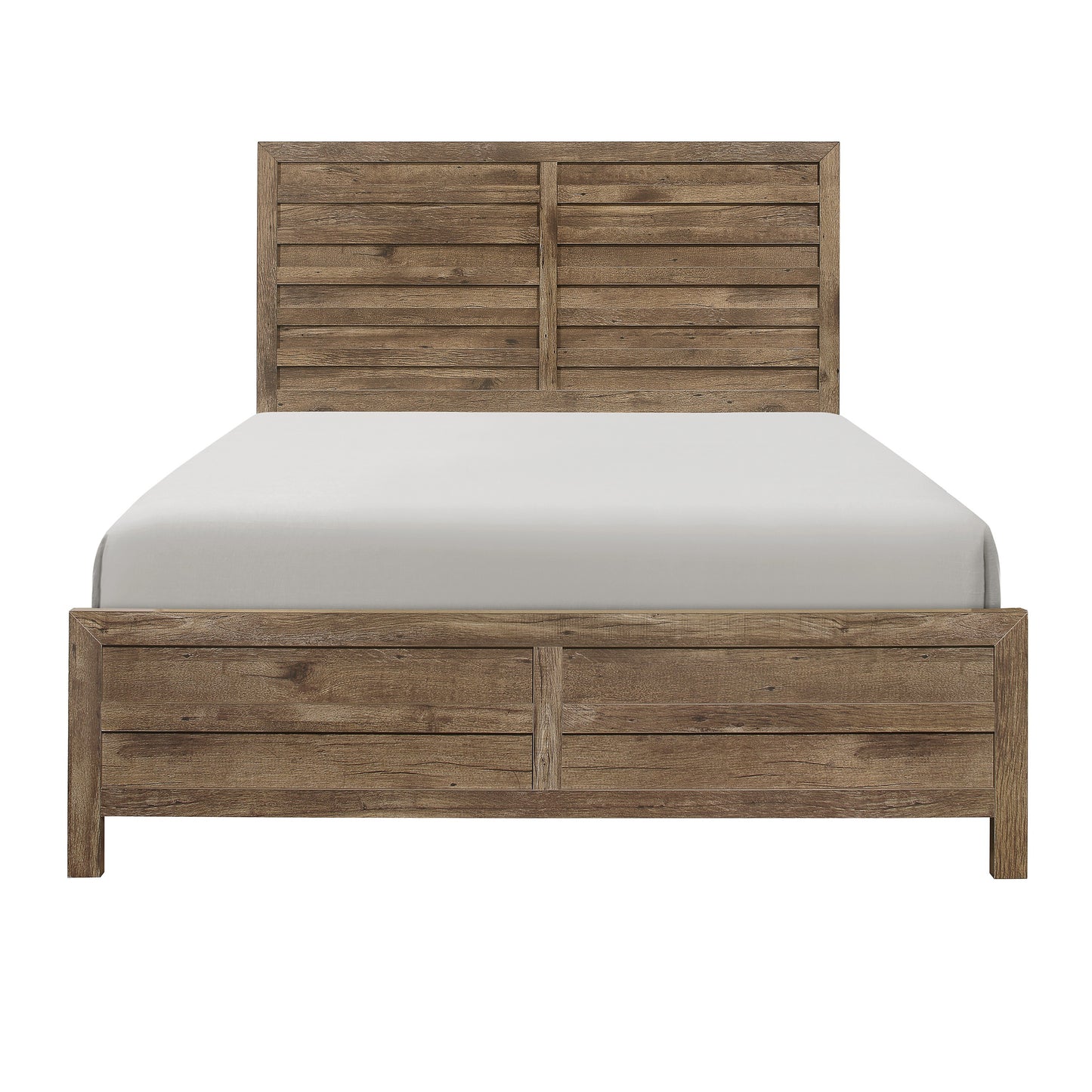 Mandan Queen Bed WEATHERED PINE