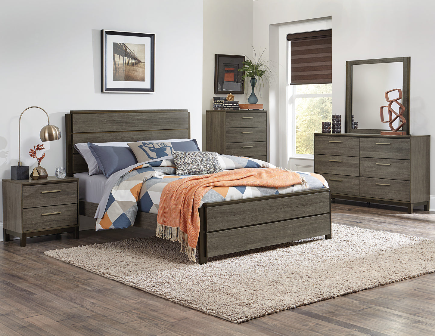 Vestavia Queen Bed ANTIQUE GREY