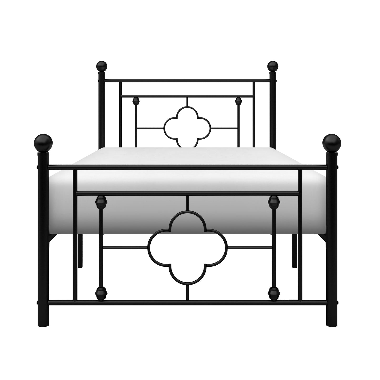 Morris Twin Platform Bed BLACK