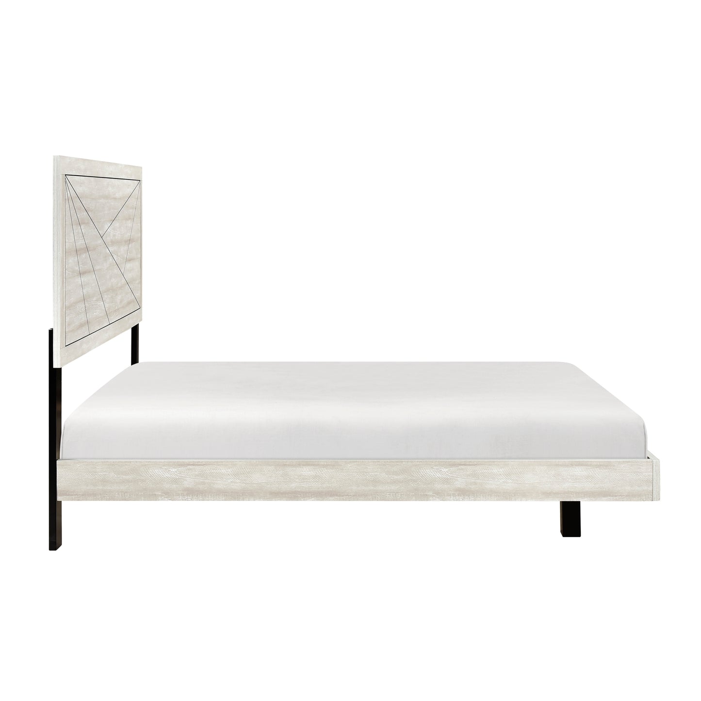 Aspen Queen Bed DUSTY GREY OAK