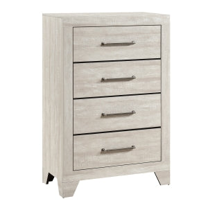 Aspen 5 Drawer Chest DUSTY GREY OAK