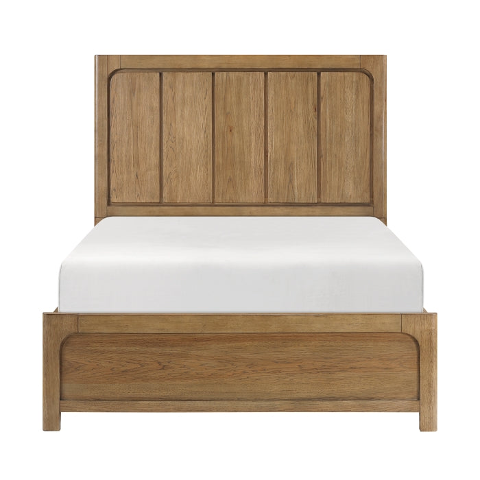 Charlotte Queen Bed LITE BROWN
