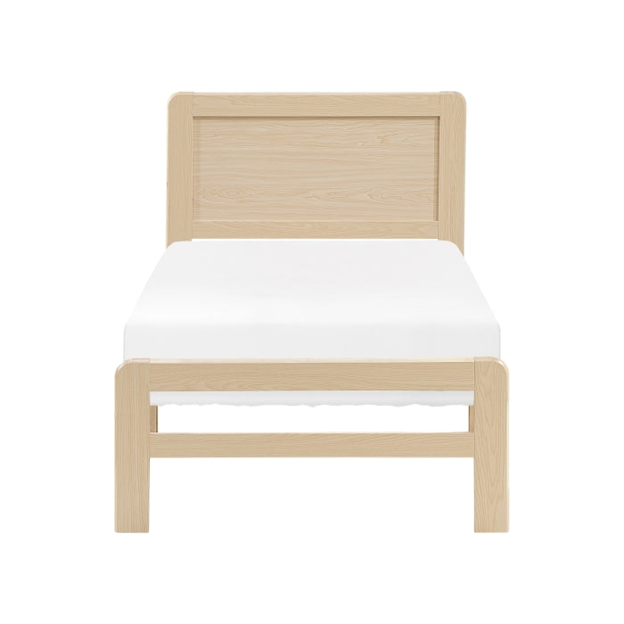 Carter Twin Platform Bed NATURAL