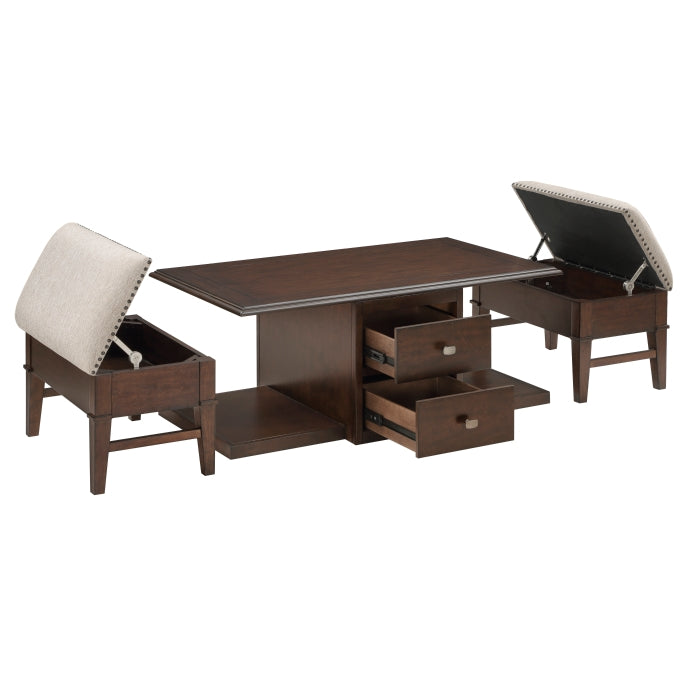 Claremore Coffee Table BROWN