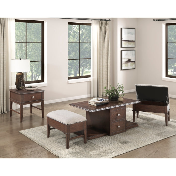 Claremore Coffee Table BROWN