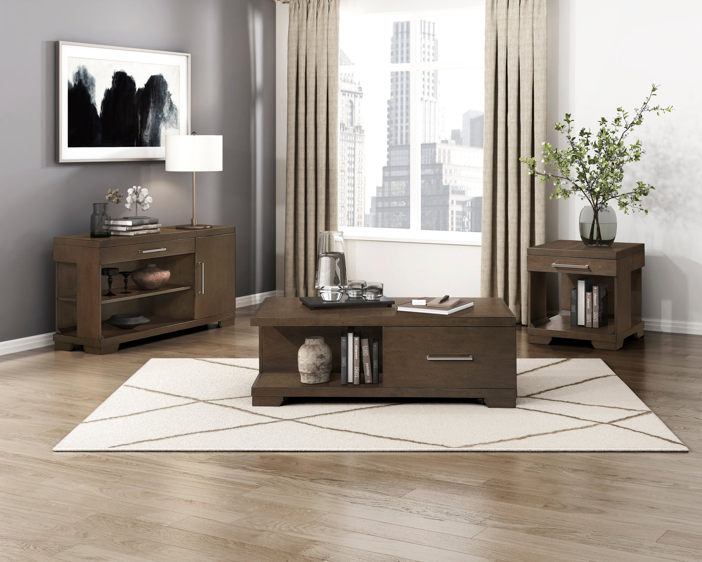Duncan Sofa Table EXPRESSO