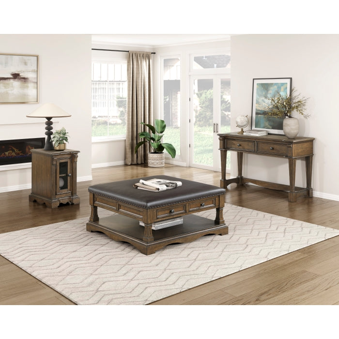 Rochester Sq. End Table BROWN