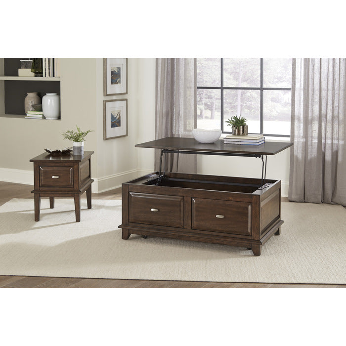 Minot Coffee Table BROWN CHERRY