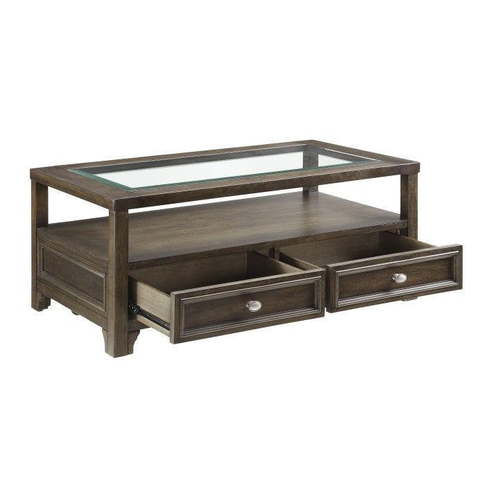 Auburn Coffe Table CHARCOAL BROWN