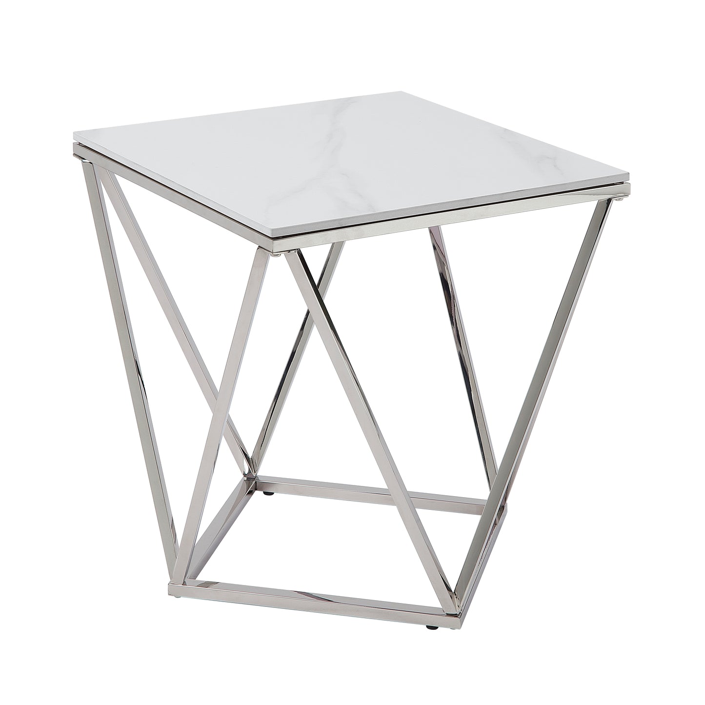 Alfeo End Table SILVER