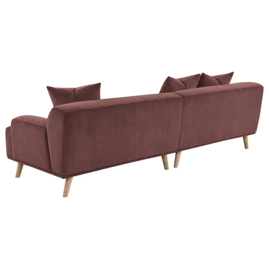 Elizabeth XL Sofa WINE RED