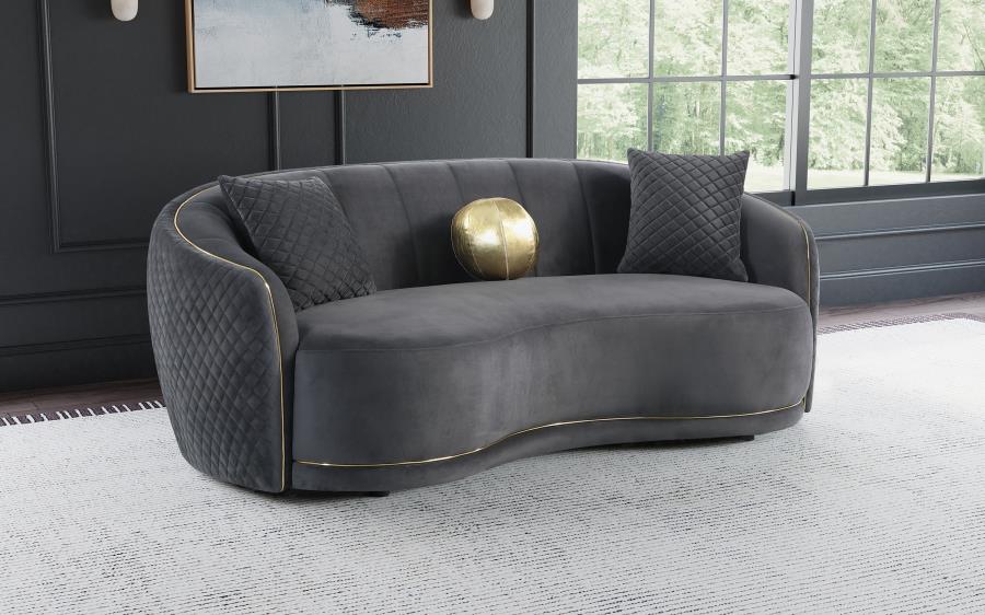 Brookside Sofa DARK GREY