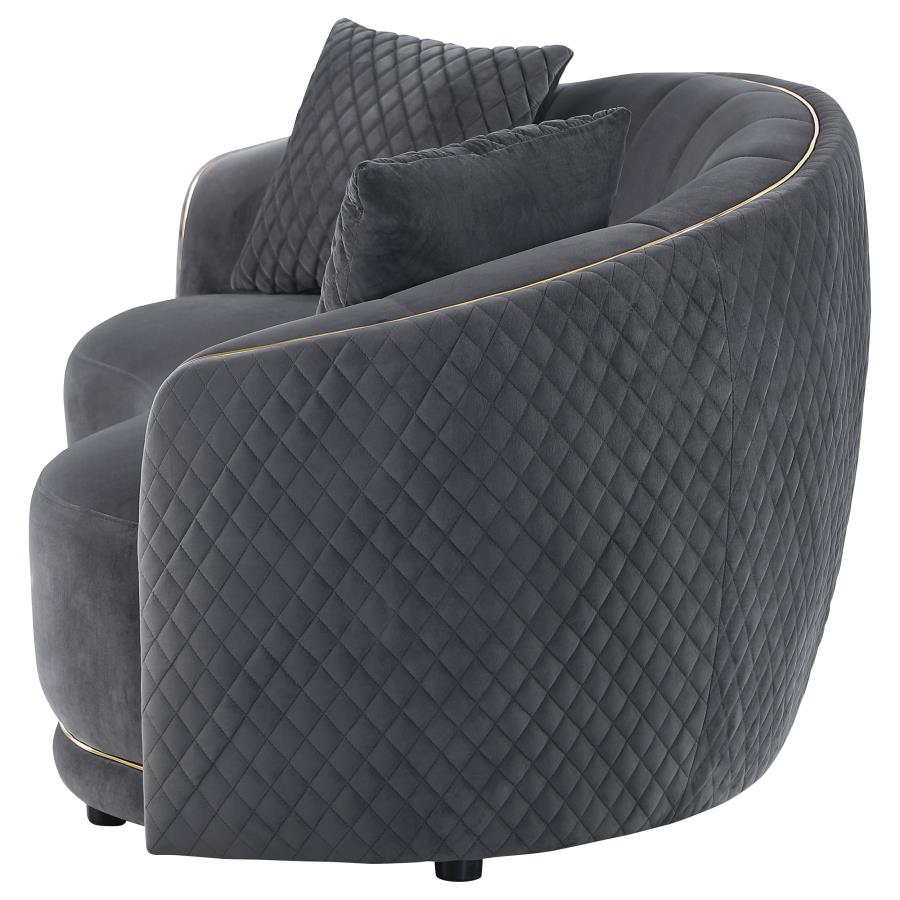 Brookside Loveseat DARK GREY