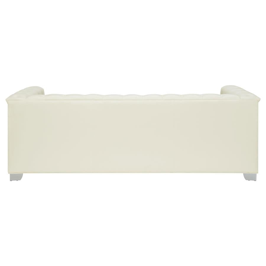 Chaviano Sofa PEARL WHITE VINYL