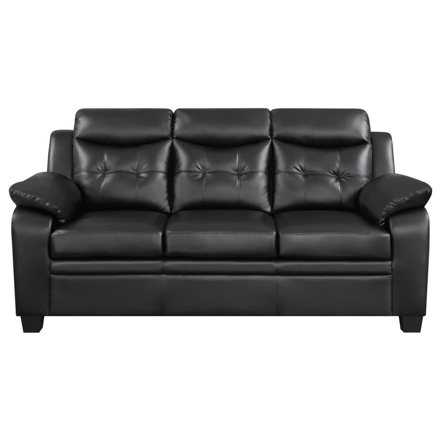 Finley Sofa BLACK VINLY